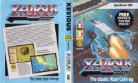 Xevious ZX Spectrum US box art